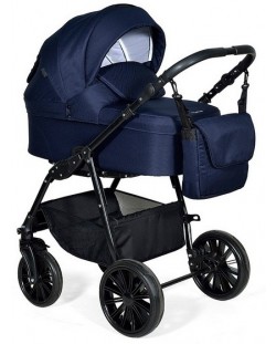 Комбинирана детска количка 2в1 Baby Giggle - Torino, тъмносиня