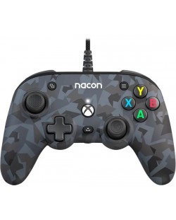 Контролер Nacon - Pro Compact, сив камуфлаж (Xbox One/Series SX)