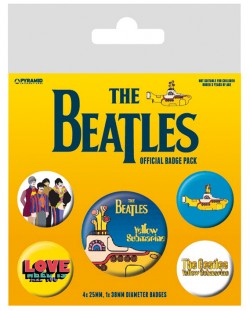 Комплект значки Pyramid -  The Beatles (Yellow Submarine)