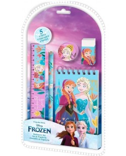 Комплект ученически пособия Kids Licensing - Frozen Enchanted Spirits, 5 части