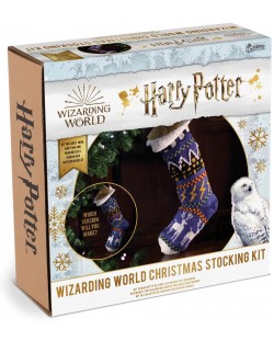 Комплект за плетене Eaglemoss Movies: Harry Potter - Hogwarts Christmas Stocking