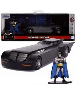Комплект Jada Toys - Кола Batman Animated Series Batmobile, 1:32