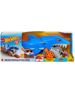 Комплект Mattel Hot Wheels - Автовоз акула, с 1 кола