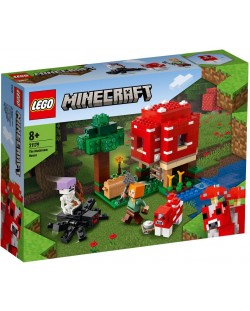 Констуктор LEGO Minecraft - Къщата на гъбите (21179)