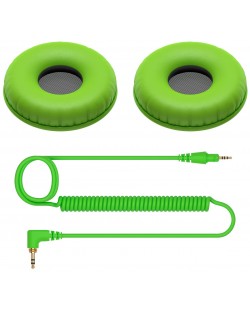 Комплект аксесоари за слушалки Pioneer DJ - HC-CP08-G, зелен