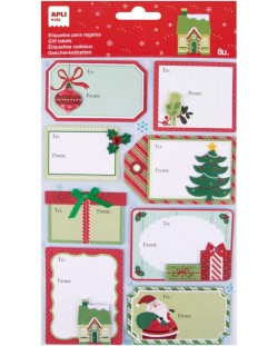 Коледни етикети Apli Kids - Коледна украса
