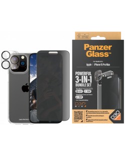 Калъф и протектори PanzerGlass - UWF Privacy, iPhone 15 Pro Max