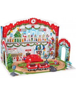 Коледен календар HaPe International - Коледна гара, с дървени играчки