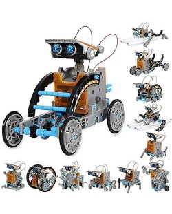 Конструктор 12 в 1 Acool Toy - Робот със соларен панел