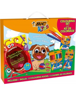 Комплект за оцветяване BIC Kids - 38 части