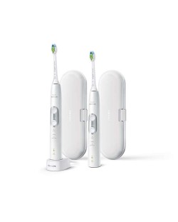 Комплект електрически четки за зъби Philips Sonicare - HX6877/34, бели