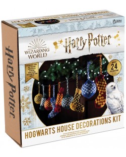 Комплект за плетене Eaglemoss Movies: Harry Potter - Hogwarts House Decorations Kit