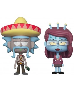 Комплект фигури Funko VYNL Animation: Rick & Morty - Sombrero Rick + Unity