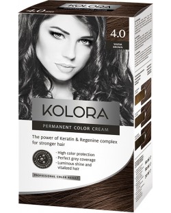 Kolora Боя за коса,  4.0 Топло кафяв