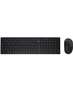 Комплект Dell - Pro Wireless Keyboard + Mouse KM5221W, безжичен, черен