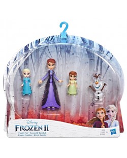 Комплект фигурки Hasbro Frozen 2 - Моменти от историята, Анна, Елза, кралица Идуна и Олаф