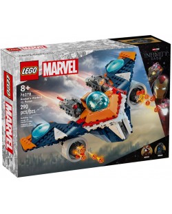 Конструктор LEGO Marvel Super Heroes - Корабът Warbird на Ракета срещу Ронан (76278)