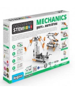 Конструктор Engino STEM Mechanics - Зъбни колела и валове