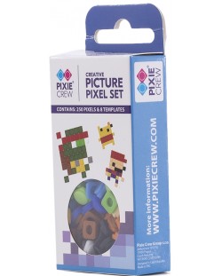 Комплект цветни силиконови пиксели Pixie Crew - Blue, 250 броя