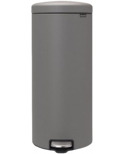 Кош за отпадъци с педал Brabantia - NewIcon 30 l, сив