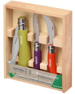 Комплект градински инструменти Opinel - Gardener Box, 3 броя