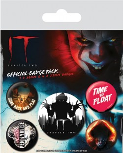 Комплект значки Pyramid Movies: IT 2 - Clown