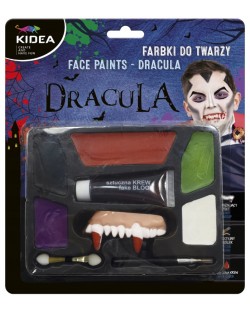 Комплект боички за лице и аксесоари Kidea - Dracula, 6 цвята