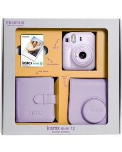 Комплект Fujifilm - instax mini 12 Bundle Box, Lilac Purple