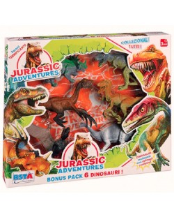 Комплект фигури RS Toys - Динозаври, 6 броя