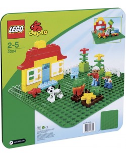 Конструктор LEGO Duplo - Зелена строителна плоча (2304)