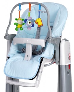 Комплект за столче за хранене Peg Perego - Tatamia, Azzurro