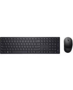 Комплект мишка и клавиатура Dell - KM5221W Pro, безжичен, черен