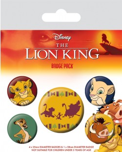 Комплект значки Pyramid Disney: The Lion King - Hakuna Matata