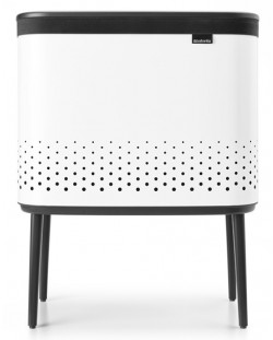 Кош за пране Brabantia - Bo, 60 l, бял