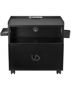 Компютърен шкаф Ultradesk - Crate, черен