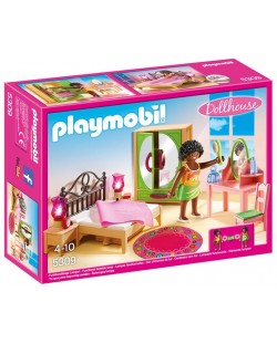 Комплект фигурки Playmobil - Спалня с маса за преобличане