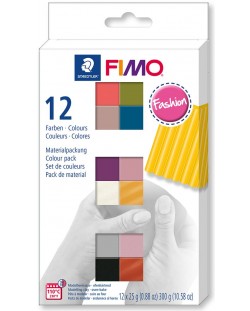 Комплект глина Staedtler Fimo Soft - Fashion, 12 цвята
