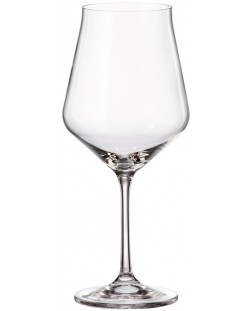 Комплект чаши за вино Bohemia - Royal Lida, 6 броя x 580 ml