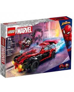 Конструктор LEGO Marvel Super Heroes - Майлс Моралес срещу Морбиус (76244)