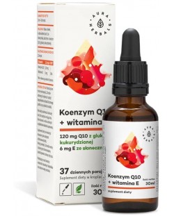 Коензим Q10 + Витамин Е, 30 ml, Aura Herbals