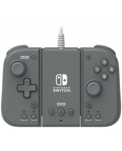 Контролер Hori - Split Pad Compact Attachment Set, сив (Nintendo Switch)
