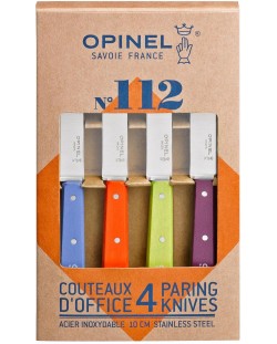 Комплект ножове Opinel -  Sweet-Pop Colours, №112, острие 10 cm