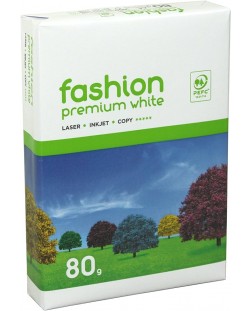 Копирна хартия Clairefontaine -  Fashion Premium, А4, 80 g/m2, 500 листа, бяла