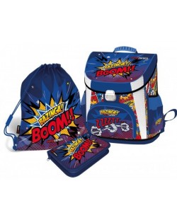 Комплект Lizzy Card - Supercomics, раница, несесер, спортна торба