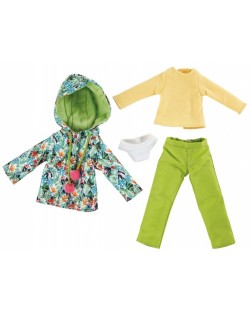 Комплект дрехи за кукла Kruselings - Тропическо зимно облекло