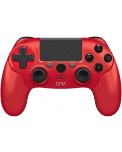 Контролер Cirka - NuForce, безжичен, червен (PS4/PS3/PC)