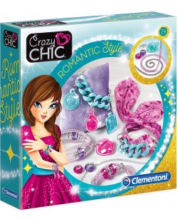 Творчески комплект Clementoni Crazy Chic - Направи си сам гривни, Romantic