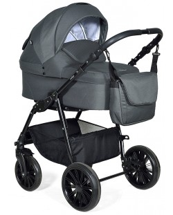 Комбинирана детска количка 2в1 Baby Giggle - Toronto, тъмносива