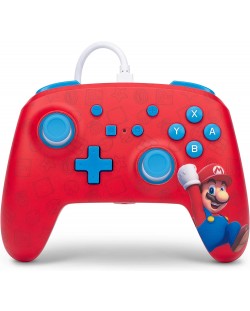 Контролер PowerA - Enhanced, Woo-hoo! Mario (Nintendo Switch)