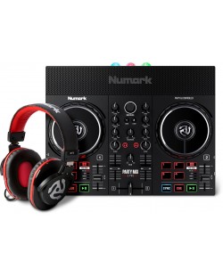 Комплект за DJ Numark - Party Mix Live HF175, черен/червен